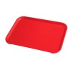Padėklas iš polipropileno fast food, vidutinis, Cambro, Raudona, 300x410x(H)19mm