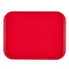 Padėklas iš polipropileno fast food, vidutinis, Cambro, Raudona, 300x410x(H)19mm