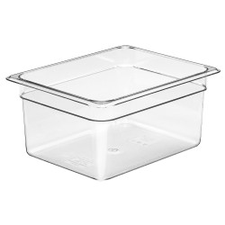 Konteineris Camwear GN 1/2 iš polikarbonato, Cambro, GN 1/2, 8,9L, Permatomas, 325x260x(H)150mm