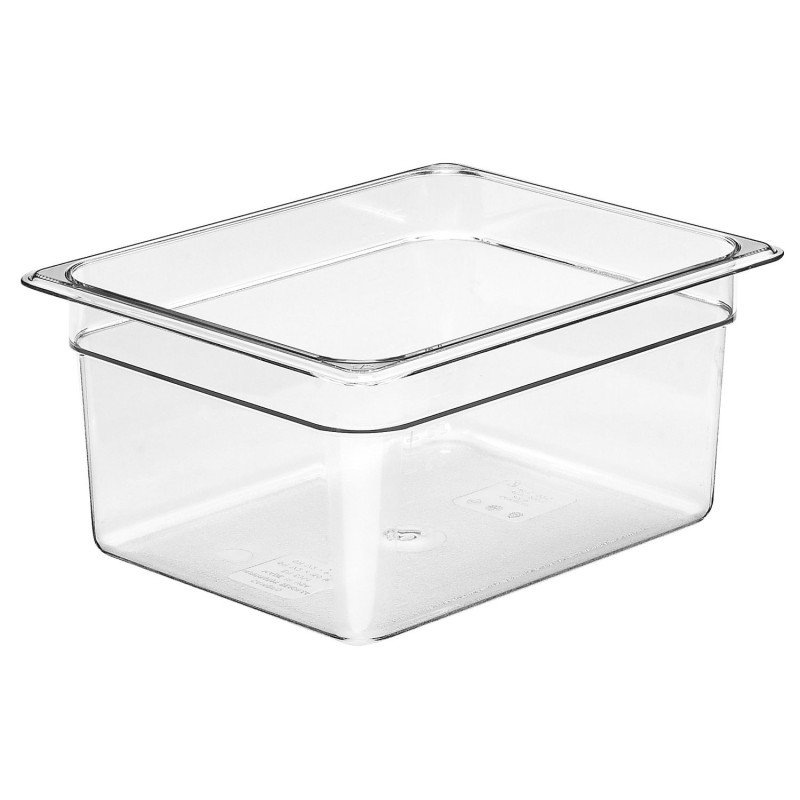 Konteineris Camwear GN 1/2 iš polikarbonato, Cambro, GN 1/2, 8,9L, Permatomas, 325x260x(H)150mm