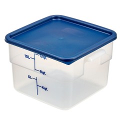 Skaidrus polipropileninis konteineris maistui CamSquare, Cambro, Camsquare, 11,4L, Permatomas, 256x310x(H)210mm