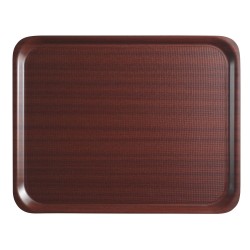Serviravimo padėklas Mykonos, stačiakampis, neslidus, raudonmedžio spalvos, Cambro, Raudonmedis, 330x430mm