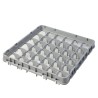 Paaukštinimas krepšiams full drop 500x500 mm, pilkas, modelis E1, Cambro, Šviesiai pilkas, 499x499x(H)51mm