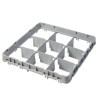Paaukštinimas krepšiams full drop 500x500 mm, pilkas, modelis E1, Cambro, Šviesiai pilkas, 499x499x(H)51mm