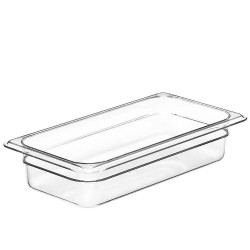 Konteineris Camwear GN 1/3 iš polikarbonato, Cambro, GN 1/3, 2,4L, Permatomas, 325x176x(H)65mm