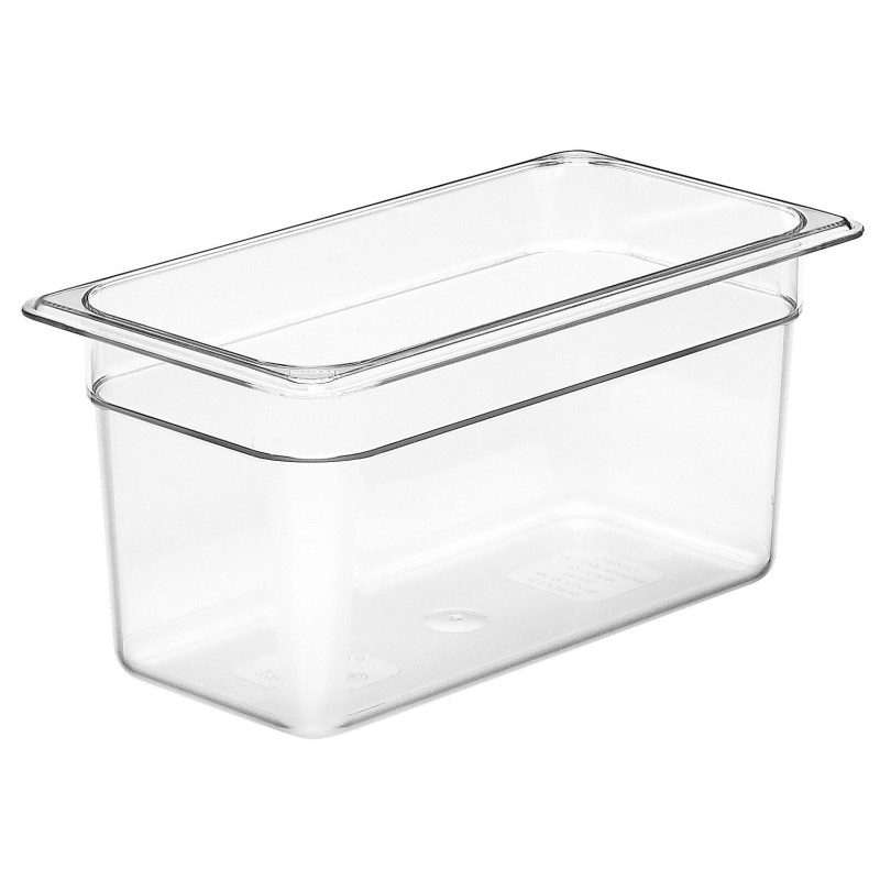 Konteineris Camwear GN 1/3 iš polikarbonato, Cambro, GN 1/3, 5,3L, Permatomas, 325x176x(H)150mm
