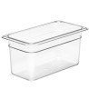 Konteineris Camwear GN 1/3 iš polikarbonato, Cambro, GN 1/3, 5,3L, Permatomas, 325x176x(H)150mm