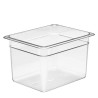 Konteineris Camwear GN 1/4 iš polikarbonato, Cambro, GN 1/4, 3,7L, Permatomas, 162x265x(H)150mm