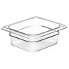 Konteineris Camwear GN 1/6 iš polikarbonato, Cambro, GN 1/6, 1L, Permatomas, 162x176x(H)65mm