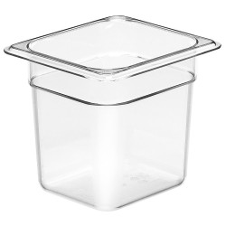 Konteineris Camwear GN 1/6 iš polikarbonato, Cambro, GN 1/6, 2,2L, Permatomas, 162x176x(H)150mm