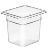 Konteineris Camwear GN 1/6 iš polikarbonato, Cambro, GN 1/6, 2,2L, Permatomas, 162x176x(H)150mm