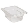 Konteineris Camwear GN 1/8 iš polikarbonato, Cambro, 0,7L, Permatomas, 161x132x(H)65mm