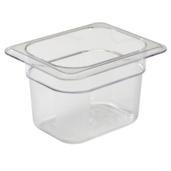 Konteineris Camwear GN 1/8 iš polikarbonato, Cambro, 1L, Permatomas, 161x132x(H)100mm