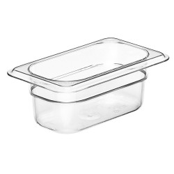Konteineris Camwear GN 1/9 iš polikarbonato, Cambro, GN 1/9, 0,57L, Permatomas, 108x176x(H)65mm