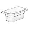 Konteineris Camwear GN 1/9 iš polikarbonato, Cambro, GN 1/9, 0,57L, Permatomas, 108x176x(H)65mm