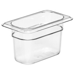 Konteineris Camwear GN 1/9 iš polikarbonato, Cambro, GN 1/9, 0,85L, Permatomas, 108x176x(H)100mm