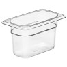 Konteineris Camwear GN 1/9 iš polikarbonato, Cambro, GN 1/9, 0,85L, Permatomas, 108x176x(H)100mm