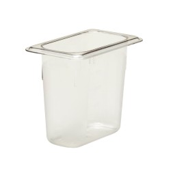 Konteineris Camwear GN 1/9 iš polikarbonato, Cambro, GN 1/9, 1,4L, Permatomas, 108x176x(H)150mm