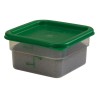 CAMBRO prekės ženklo dangtelis konteineriui CamSquare, Cambro, Žalia, 190x190x(H)16mm