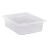 Konteineris GN 1/2 iš skaidraus polipropileno, Cambro, GN 1/2, 5,9L, Permatomas, 325x260x(H)100mm