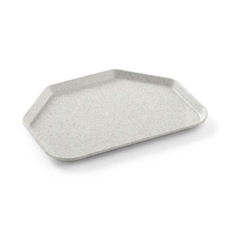 Trapecijos formos padėklas , AmerBox, Granitas, 455x355mm