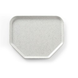 Trapecijos formos padėklas , AmerBox, Granitas, 455x355mm