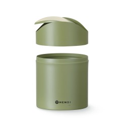 Stalo šiukšliadėžė su sūpynės dangteliu, HENDI, 1,2L, Žalia, ⌀120x(H)165mm
