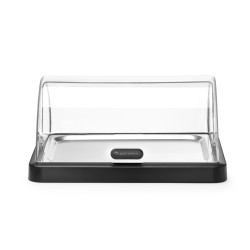 Rotininė šaldymo vitrina „Duo UNIQ“, HENDI, designed by Robert Bronwasser, Viengubas, Juodas, 460x355x(H)220mm, rettangolare