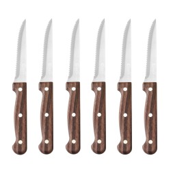 Steiko peilis, HENDI, Profi Line, Rudas, 6 vnt., (L)210mm