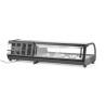 Suši vitrina, Arktic, Į rinkinį įtrauktos talpyklos: 4x GN 1/3 (H) 40 mm., Juodas, 230V/190W, 426x1177x(H)296mm