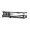 Suši vitrina, Arktic, Į rinkinį įtrauktos talpyklos: 4x GN 1/3 (H) 40 mm., Juodas, 230V/190W, 426x1177x(H)296mm