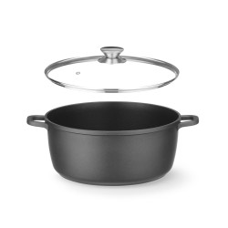 Troškintuvas su nelimpančia danga, HENDI, 9L, Juodas, 405x332x(H)138mm