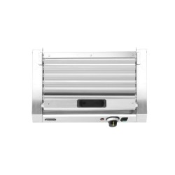 Dešrelių kepimo grilis, 1 zona su energiją taupančiu dangčiu, HENDI, 230V/620W, 566x375x(H)259mm