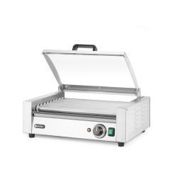 Dešrelių kepimo grilis, 1 zona su energiją taupančiu dangčiu, HENDI, 230V/790W, 566x450x(H)259mm