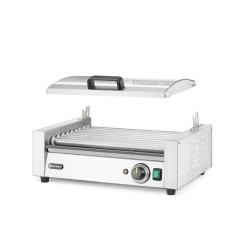 Dešrelių kepimo grilis, 1 zona su energiją taupančiu dangčiu, HENDI, 230V/790W, 566x450x(H)259mm