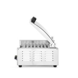 Dešrelių kepimo grilis, 1 zona su energiją taupančiu dangčiu, HENDI, 230V/790W, 566x450x(H)259mm