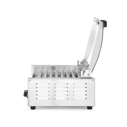 Dešrelių kepimo grilis, 1 zona su energiją taupančiu dangčiu, HENDI, 230V/790W, 566x450x(H)259mm
