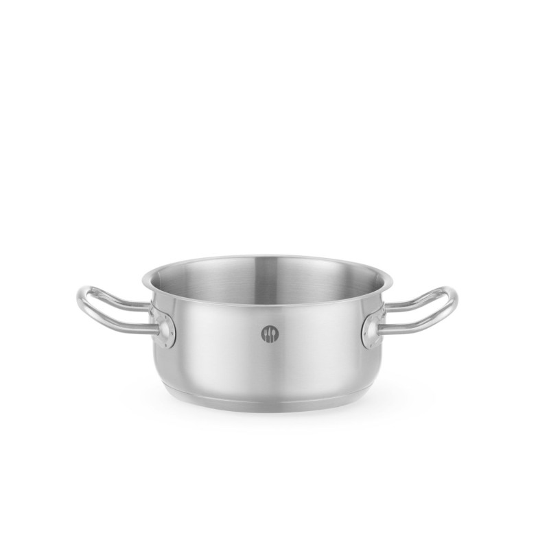 Žemas prikaistuvis – be dangčio, HENDI, Kitchen Line, 1,4L, ⌀160x(H)75mm