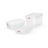 Konteineris GN 1/4 polipropilenas, HENDI, GN 1/4, 1,8L, Permatomas, 265x162x(H)65mm