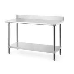 Darbo stalas su nugarėle, HENDI, Budget Line, 1400x600x(H)950mm