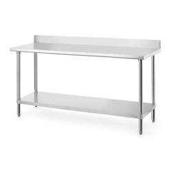 Darbo stalas su nugarėle, HENDI, Budget Line, 1800x600x(H)950mm
