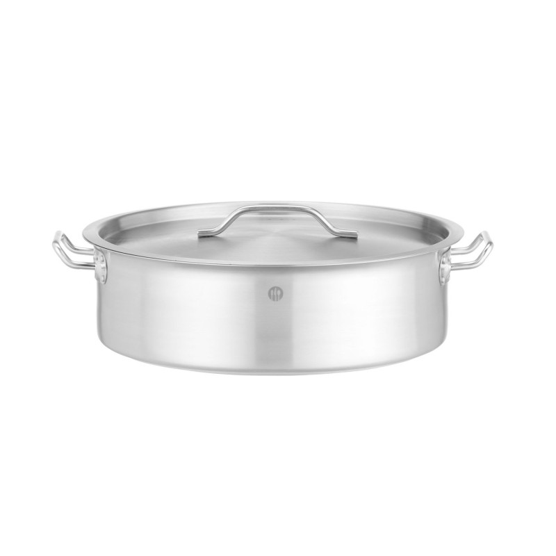 Troškinimo puodas su dangčiu, HENDI, 10,8L, ⌀360x(H)110mm, Rotondo