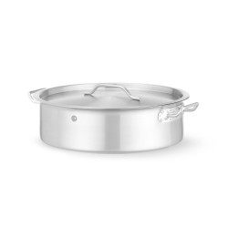 Troškinimo puodas su dangčiu, HENDI, 10,8L, ⌀360x(H)110mm, Rotondo