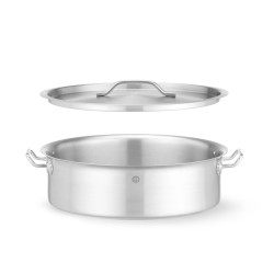 Troškinimo puodas su dangčiu, HENDI, 10,8L, ⌀360x(H)110mm, Rotondo