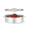 Troškinimo puodas su dangčiu, HENDI, 10,8L, ⌀360x(H)110mm, Rotondo