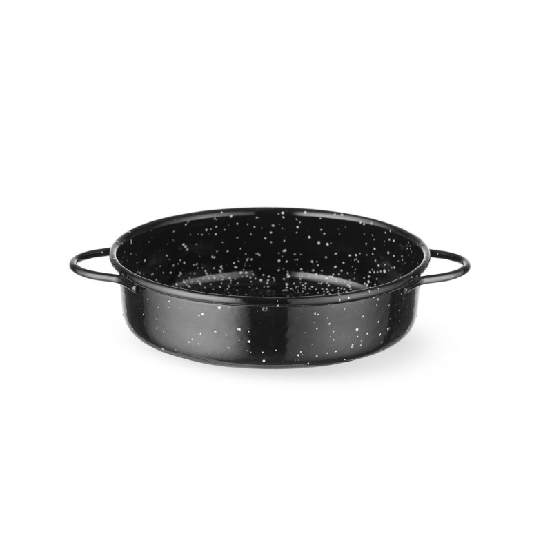 Gili, emaliuota keptuvė, HENDI, Juodas, ⌀140x(H)45mm, Rotondo