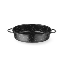 Gili, emaliuota keptuvė, HENDI, Juodas, ⌀200x(H)45mm, Rotondo