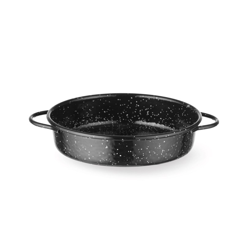 Gili, emaliuota keptuvė, HENDI, Juodas, ⌀200x(H)45mm, Rotondo