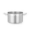 Puodas vidutinio dydžio be dangčio , HENDI, Profi Line, 6,7L, ⌀240x(H)150mm