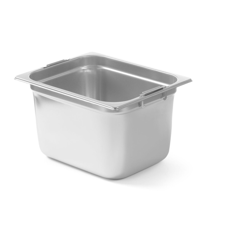 GN konteineris su ištraukiamomis rankenomis, HENDI, GN 1/2, 6,25L, 325x265x(H)100mm